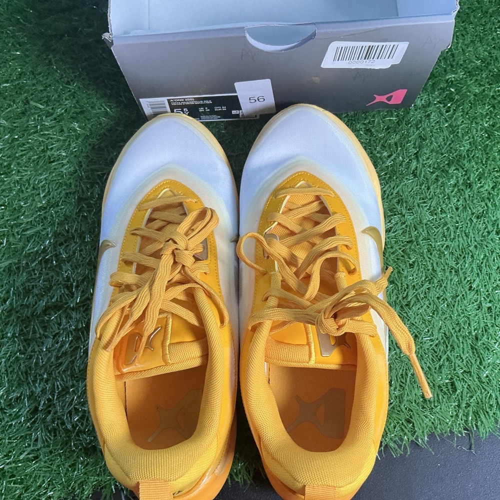 Nike Aja-ones 5-5Y-Topaz Gold/Metallic Gold(HF7001 700) - Picture 3 of 5